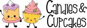 Candles and Cupcakes logo.