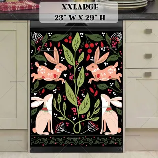 Preview of Scandinavian Folklore Bunnies magnet in XX Large size.