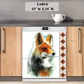 Preview of Beautiful Arctic Fox magnet in Large size.