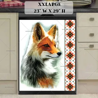 Preview of Beautiful Arctic Fox magnet in XX Large size.