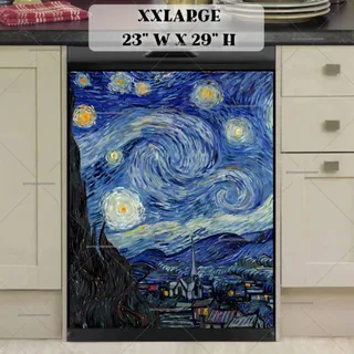 Preview of The Starry Night by Vincent Van Gogh magnet in XX Large size.