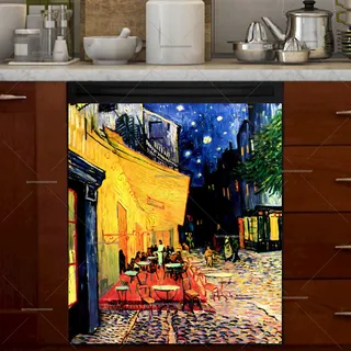 Preview of The Cafe Terrace by V. Gogh magnet.