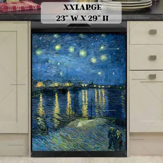 Preview of Starry Night Over the Rhone by V. Gogh magnet in XX Large size.