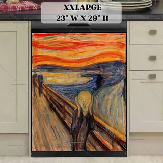 Preview of The Scream by Edvard Munch magnet in XX Large size.