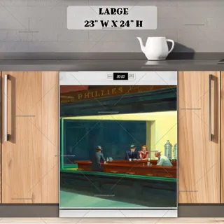 Preview of Nighthawks by Edward Hopper magnet in Large size.