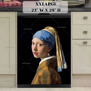 Preview of Girl With a Pearl Earring by J. Vermeer magnet in XX Large size.