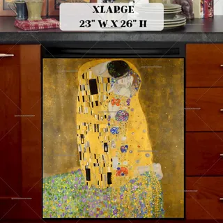 Preview of The Kiss by Gustav Klimt magnet in Extra Large size.