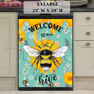 Preview of Welcome to Our Bee Hive magnet in XX Large size.