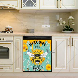 Preview of Welcome to Our Bee Hive magnet.