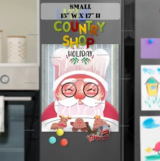 Preview of Santa's Cookies magnet in Small size.