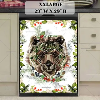 Preview of Scandinavian Winter Bear magnet in XX Large size.