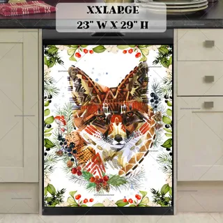 Preview of Scandinavian Winter Fox magnet in XX Large size.