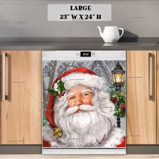 Preview of Beautiful Santa Claus Portrait magnet in Large size.