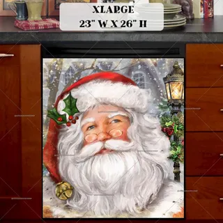 Preview of Beautiful Santa Claus Portrait magnet in Extra Large size.