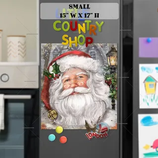 Preview of Beautiful Santa Claus Portrait magnet in Small size.