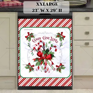 Preview of Candy Cane Lane Sign magnet in XX Large size.