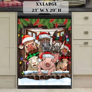 Preview of Greetings from The Barnyard Animals magnet in XX Large size.