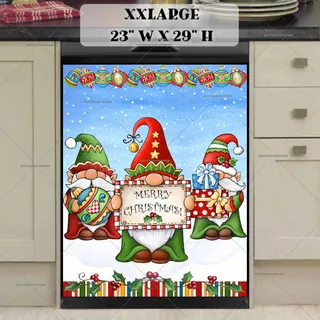 Preview of Cute Christmas Gnomes magnet in XX Large size.