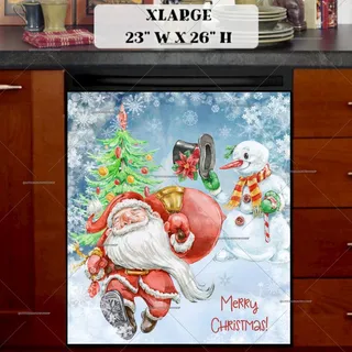 Preview of Santa is on his Way magnet in Extra Large size.