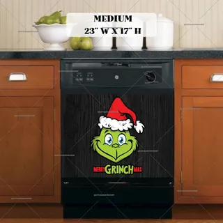 Preview of Happy Grinch-mas! magnet in Medium size.