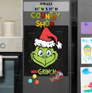 Preview of Happy Grinch-mas! magnet in Small size.