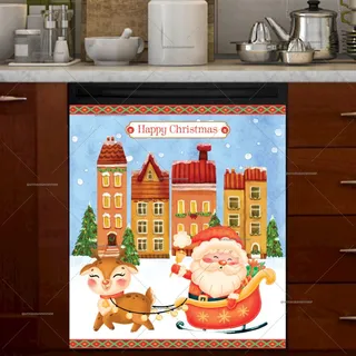 Preview of Cute Santa is Coming to Town magnet.