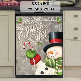 Preview of Jingle All the Way Snowman magnet in XX Large size.