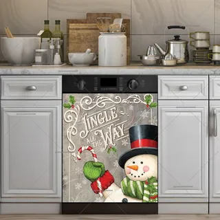 Preview of Jingle All the Way Snowman magnet.