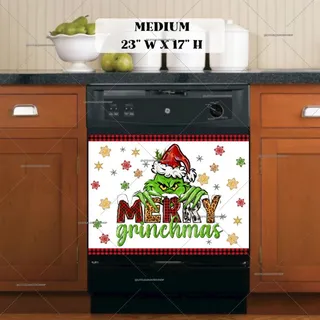 Preview of Merry Grinchmas! magnet in Medium size.