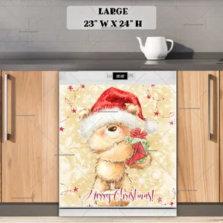 Preview of Teddy Bear Santa magnet in Large size.