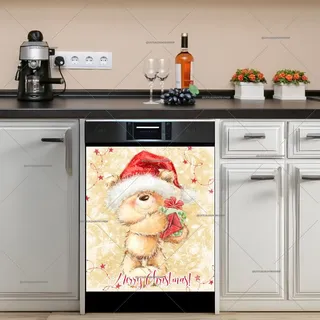 Preview of Teddy Bear Santa magnet.