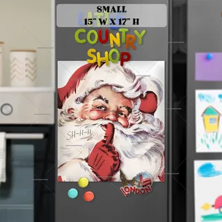 Preview of Santa's Secret magnet in Small size.