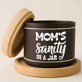 Preview of Mom’s Sanity in a Jar Candle.