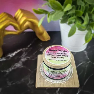 Preview of Daughter-in-Law Funny Candle.