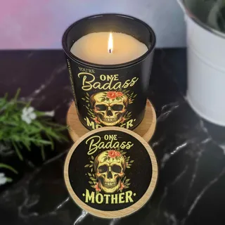 Preview of You are One Badass Mother Candle.