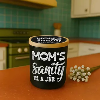 Preview of Mom’s Sanity in a Jar Candle.