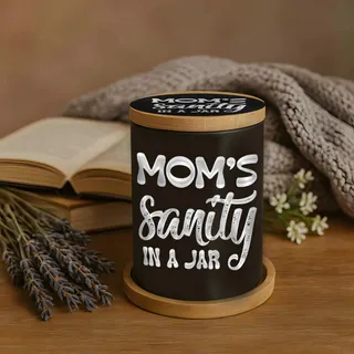 Preview of Mom’s Sanity in a Jar Candle.