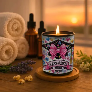 Preview of Graduation Gift Candle.