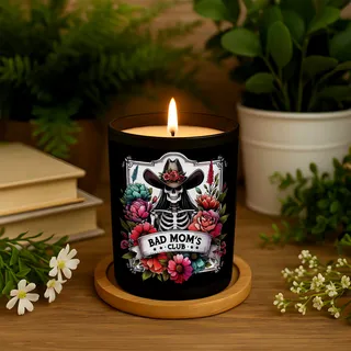 Preview of Bad Mom’s Club Candle.