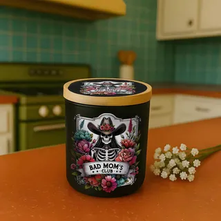 Preview of Bad Mom’s Club Candle.