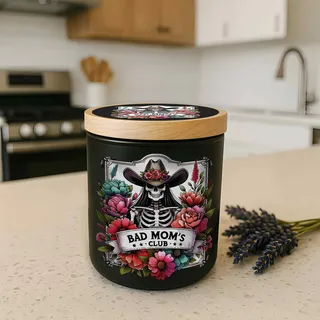Preview of Bad Mom’s Club Candle.