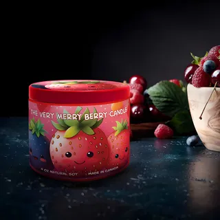 Preview of The Very Merry Berry Candle.