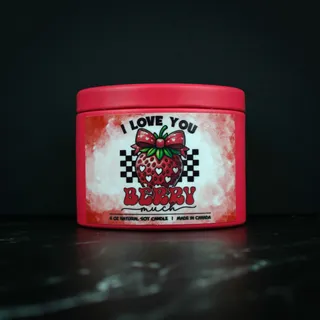 Preview of I Love You Berry Much Candle.