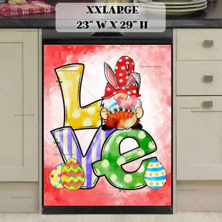 Preview of Easter Love Gnome magnet in XX Large size.