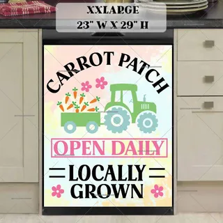 Preview of Easter Carrot Patch Sign magnet in XX Large size.