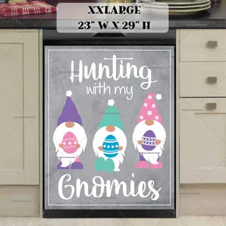 Preview of Easter Hunting with my Gnomies magnet in XX Large size.