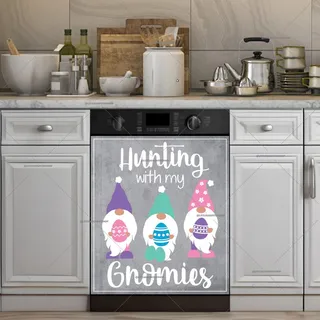 Preview of Easter Hunting with my Gnomies magnet.