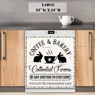 Preview of Cottontail Farms Bakery Sign magnet in Large size.