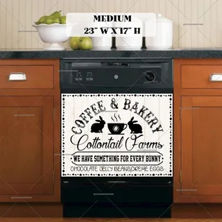 Preview of Cottontail Farms Bakery Sign magnet in Medium size.