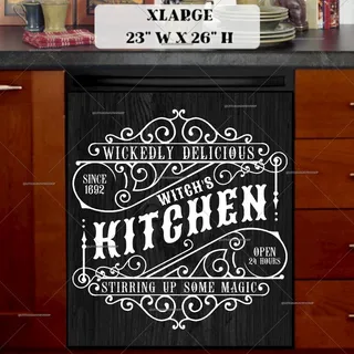 Preview of The Witch's Kitchen magnet in Extra Large size.